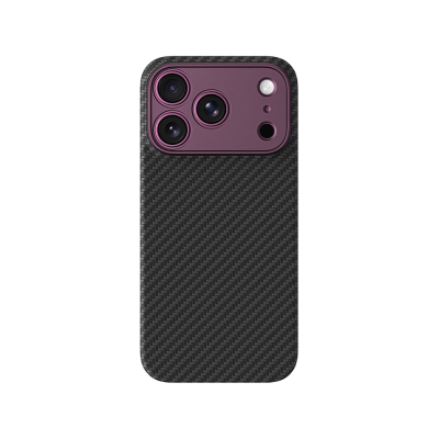 Apple iPhone 18 Pro Max Kılıf M-safe Şarj Özellikli 1500D Aramid Fiber Lens Korumalı Amazingthing Titan Max Serisi Karbon Kapak - 2