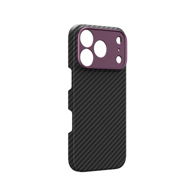 Apple iPhone 18 Pro Max Kılıf M-safe Şarj Özellikli 1500D Aramid Fiber Lens Korumalı Amazingthing Titan Max Serisi Karbon Kapak - 14