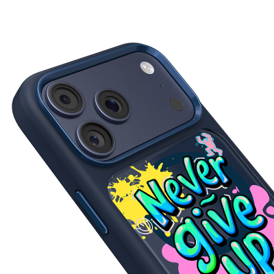 Apple iPhone 18 Pro Max Kılıf M-safe Şarj Özellikli 3D Baskılı Tasarım Mutural Graffiti Serisi Kapak - 14
