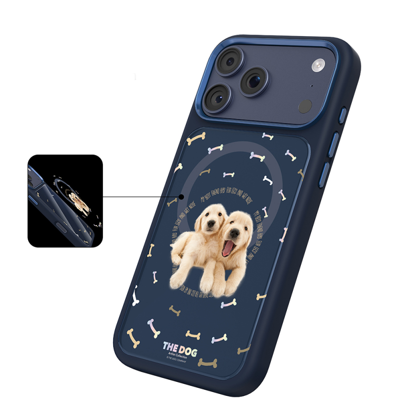 Apple iPhone 18 Pro Max Kılıf M-safe Şarj Özellikli 3D Baskılı Tasarım Mutural The Dog Serisi Kapak - 15