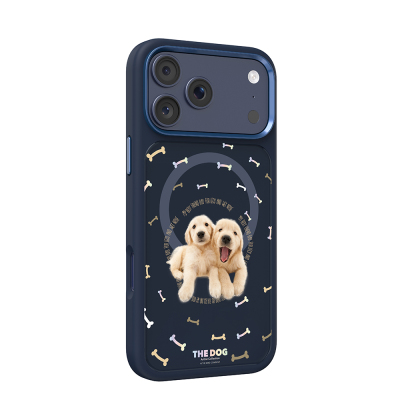 Apple iPhone 18 Pro Max Kılıf M-safe Şarj Özellikli 3D Baskılı Tasarım Mutural The Dog Serisi Kapak - 7
