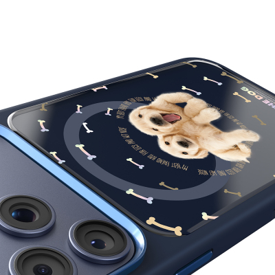 Apple iPhone 18 Pro Max Kılıf M-safe Şarj Özellikli 3D Baskılı Tasarım Mutural The Dog Serisi Kapak - 12