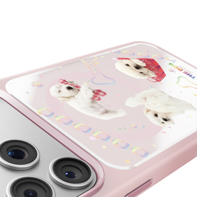 Apple iPhone 18 Pro Max Kılıf M-safe Şarj Özellikli 3D Baskılı Tasarım Mutural The Dog Serisi Kapak - 24