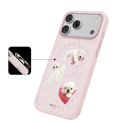 Apple iPhone 18 Pro Max Kılıf M-safe Şarj Özellikli 3D Baskılı Tasarım Mutural The Dog Serisi Kapak - 27