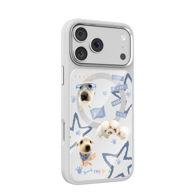Apple iPhone 18 Pro Max Kılıf M-safe Şarj Özellikli 3D Baskılı Tasarım Mutural The Dog Serisi Kapak - 28