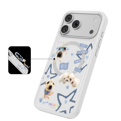 Apple iPhone 18 Pro Max Kılıf M-safe Şarj Özellikli 3D Baskılı Tasarım Mutural The Dog Serisi Kapak - 34