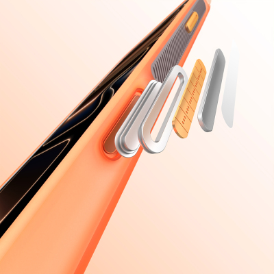 Apple iPhone 18 Pro Max Kılıf M-safe Şarj Özellikli Airbag Tasarımlı Mutural Air Shield Serisi Kapak - 17