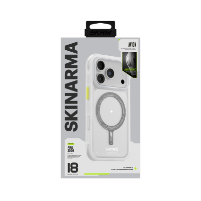 Apple iPhone 18 Pro Max Kılıf M-Safe Şarj Özellikli Airbag Tasarımlı Skinarma Avion Kapak - 22