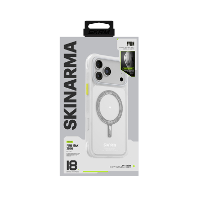 Apple iPhone 18 Pro Max Kılıf M-Safe Şarj Özellikli Airbag Tasarımlı Skinarma Avion Kapak - 23