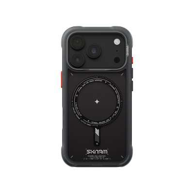 Apple iPhone 18 Pro Max Kılıf M-Safe Şarj Özellikli Airbag Tasarımlı Skinarma Avion Kapak - 3