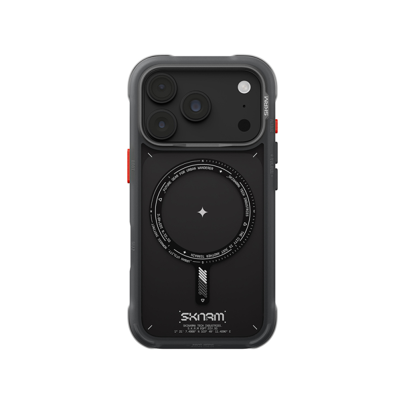 Apple iPhone 18 Pro Max Kılıf M-Safe Şarj Özellikli Airbag Tasarımlı Skinarma Avion Kapak - 3
