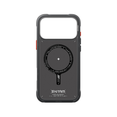 Apple iPhone 18 Pro Max Kılıf M-Safe Şarj Özellikli Airbag Tasarımlı Skinarma Avion Kapak - 32