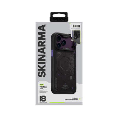 Apple iPhone 18 Pro Max Kılıf M-Safe Şarj Özellikli Airbag Tasarımlı Skinarma Vigor XE Kapak - 15