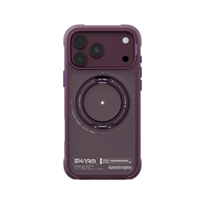 Apple iPhone 18 Pro Max Kılıf M-Safe Şarj Özellikli Airbag Tasarımlı Standlı Skinarma Atlas Kapak - 9