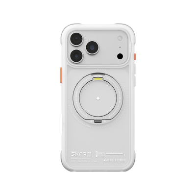 Apple iPhone 18 Pro Max Kılıf M-Safe Şarj Özellikli Airbag Tasarımlı Standlı Skinarma Atlas Kapak - 15