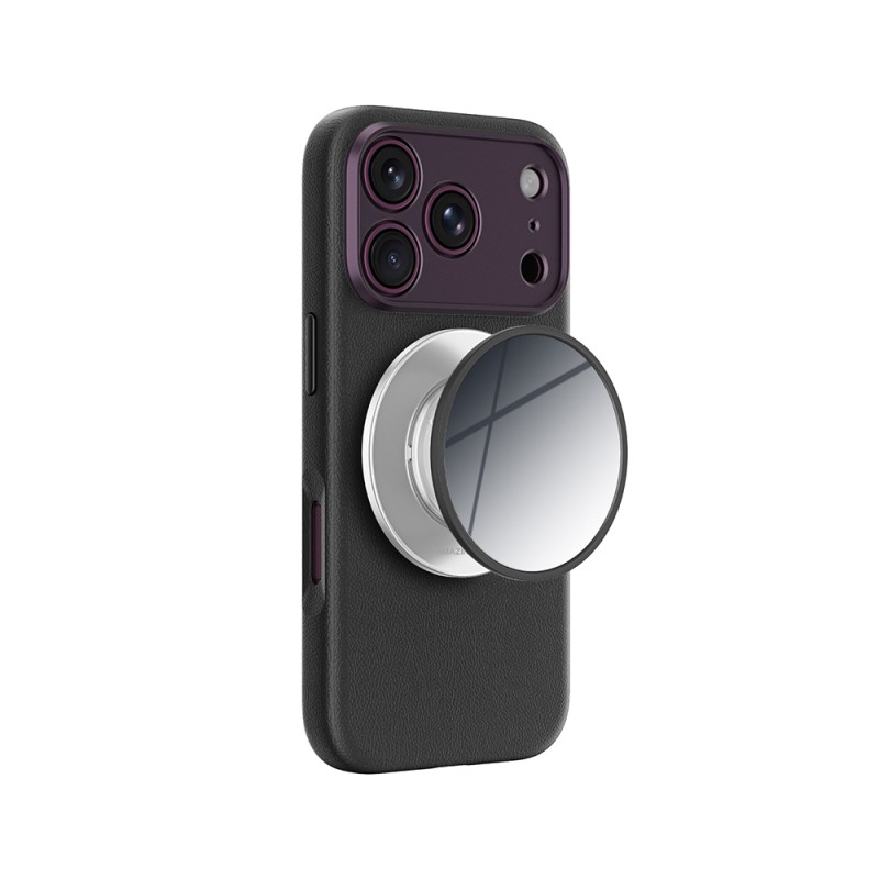 Apple iPhone 18 Pro Max Kılıf M-safe Şarj Özellikli Amazingthing Glamour Allskin Serisi Aynalı Tutucu Standlı Set - 2