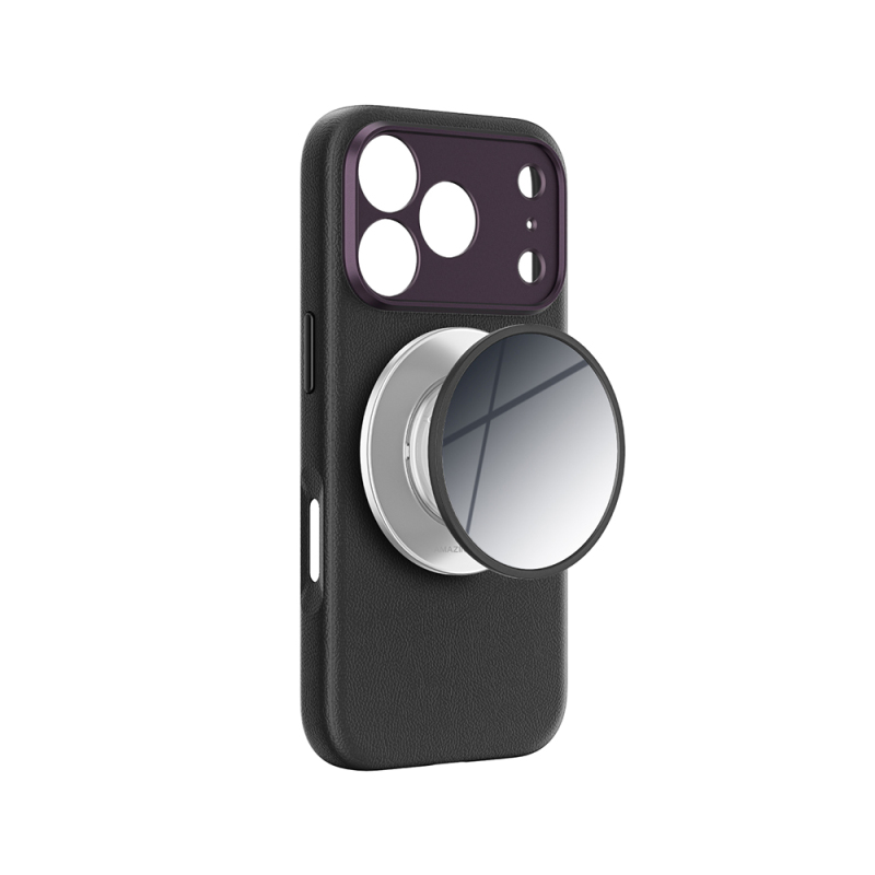 Apple iPhone 18 Pro Max Kılıf M-safe Şarj Özellikli Amazingthing Glamour Allskin Serisi Aynalı Tutucu Standlı Set - 3