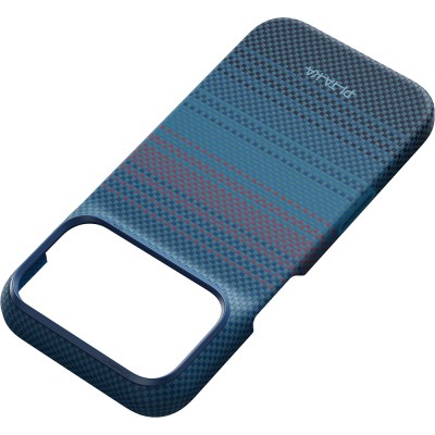 Apple iPhone 18 Pro Max Kılıf M-safe Şarj Özellikli Aramid Karbon Fiber Pitaka Moonrise 2.0 Nights Serisi Kapak - 8