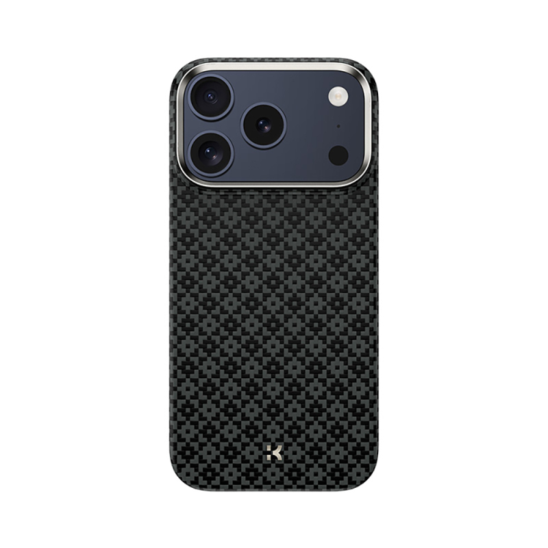 Apple iPhone 18 Pro Max Kılıf M-Safe Şarj Özellikli Benks ArmorAir ArmorGrid Serisi Yükseltilmiş Kamera Çerçevesi C1 Kevlar Karbon Kapak - 2