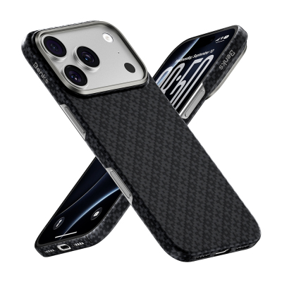 Apple iPhone 18 Pro Max Kılıf M-Safe Şarj Özellikli Benks ArmorAir ArmorGrid Serisi Yükseltilmiş Kamera Çerçevesi C1 Kevlar Karbon Kapak - 4