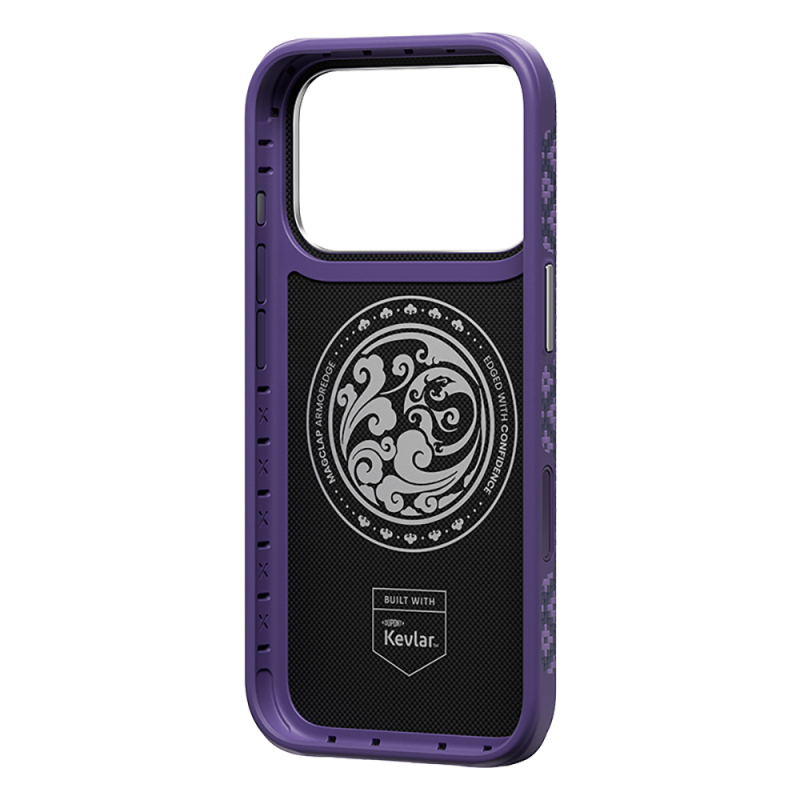Apple iPhone 18 Pro Max Kılıf M-Safe Şarj Özellikli Benks ArmorPro ArmorEdge X9 Serisi Kevlar Karbon Kapak - 6