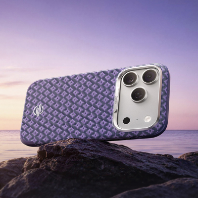 Apple iPhone 18 Pro Max Kılıf M-Safe Şarj Özellikli Benks ArmorPro ArmorEdge X9 Serisi Kevlar Karbon Kapak - 16