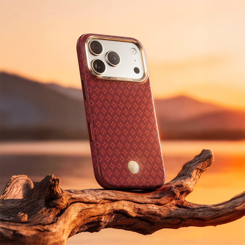Apple iPhone 18 Pro Max Kılıf M-Safe Şarj Özellikli Benks ArmorPro ArmorEdge X9 Serisi Kevlar Karbon Kapak - 17