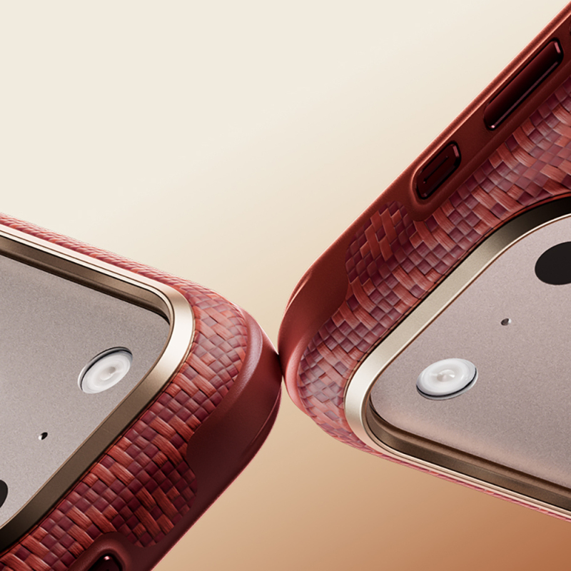 Apple iPhone 18 Pro Max Kılıf M-Safe Şarj Özellikli Benks ArmorPro ArmorEdge X9 Serisi Kevlar Karbon Kapak - 23