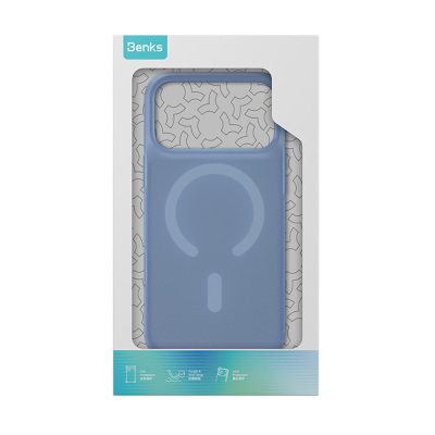 Apple iPhone 18 Pro Max Kılıf M-Safe Şarj Özellikli Benks C-Magnet Lucid ArmorPro Kapak - 6