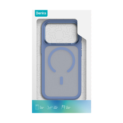 Apple iPhone 18 Pro Max Kılıf M-Safe Şarj Özellikli Benks Mist C-Magnet Yeni Seri Kapak - 13
