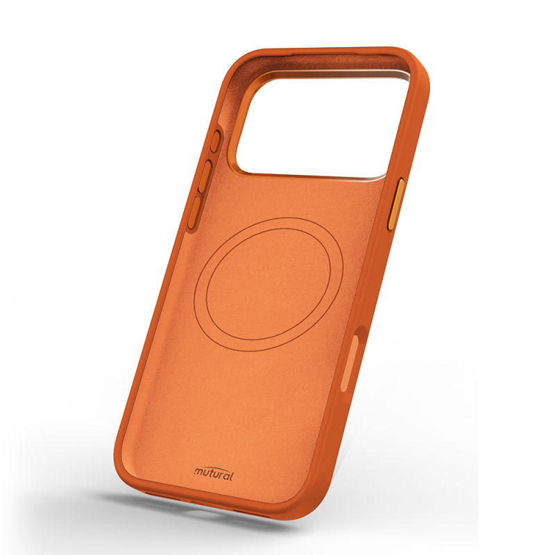 Apple iPhone 18 Pro Max Kılıf M-safe Şarj Özellikli Çiçek Tasarımlı Mutural Flower Serisi Kapak - 10