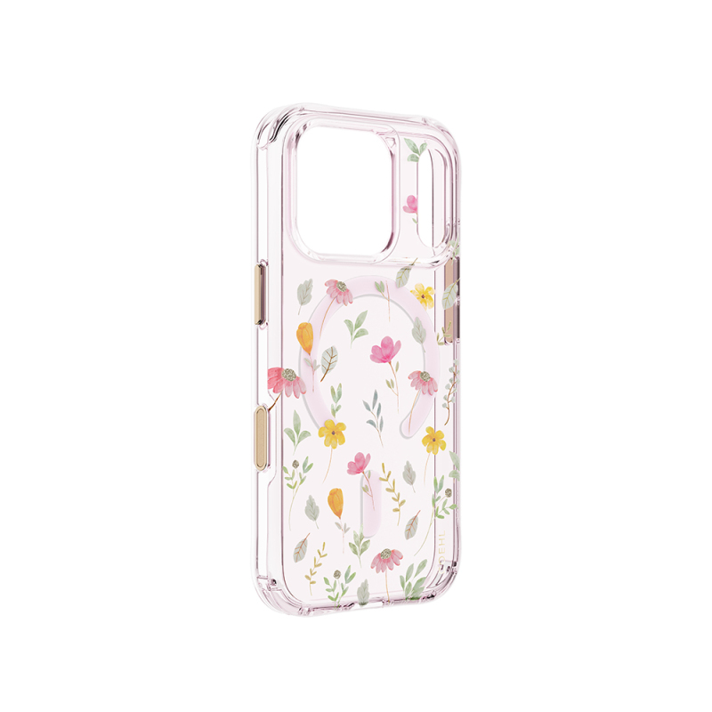 Apple iPhone 18 Pro Max Kılıf M-safe Şarj Özellikli Çiçekli Tasarım Coehl Evie Serisi Kapak - 3