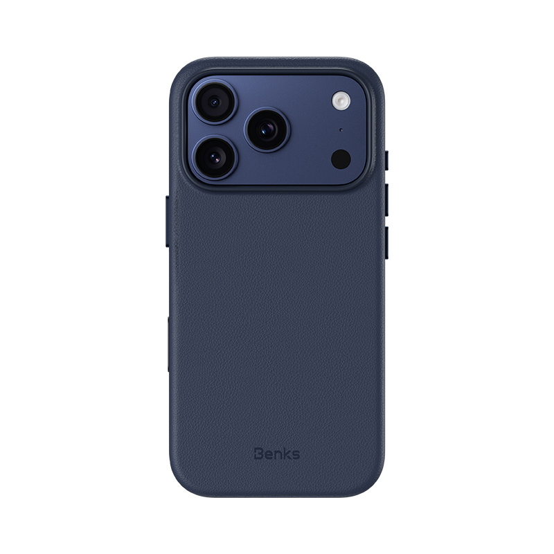 Apple iPhone 18 Pro Max Kılıf M-safe Şarj Özellikli Çizilmeye Dayanıklı Benks VitaPro Serisi PU Deri Kapak - 5