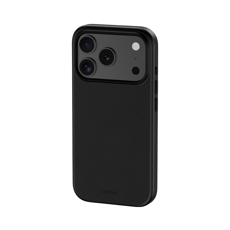 Apple iPhone 18 Pro Max Kılıf M-safe Şarj Özellikli Çizilmeye Dayanıklı Benks VitaPro Serisi PU Deri Kapak - 10