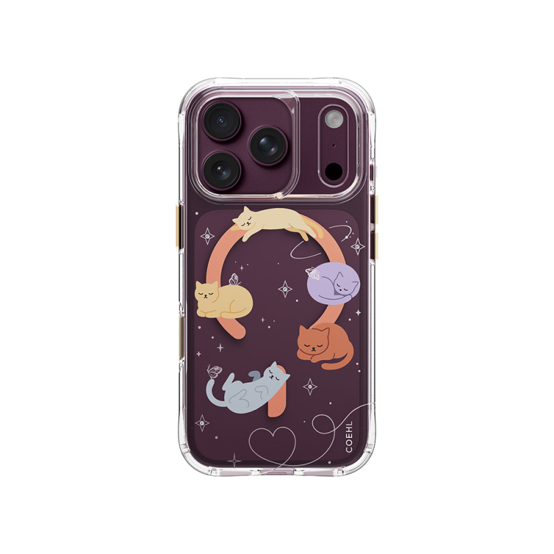 Apple iPhone 18 Pro Max Kılıf M-safe Şarj Özellikli Coehl Elysia Serisi Kapak - 1