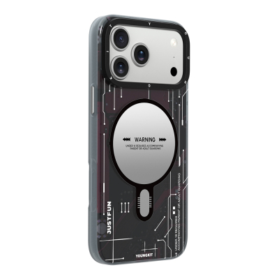 Apple iPhone 18 Pro Max Kılıf M-safe Şarj Özellikli Kamera Denetim Butonlu Youngkit Technology Serisi Kapak - 4