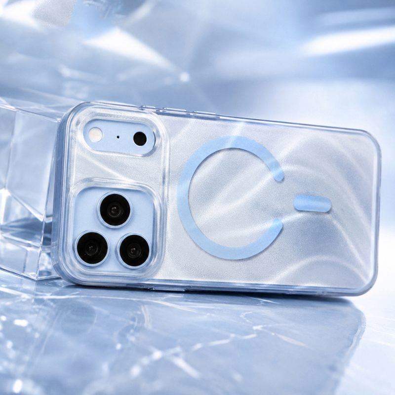 Apple iPhone 18 Pro Max Kılıf M-safe Şarj Özellikli Mutural Glow Desert Serisi Kapak - 7