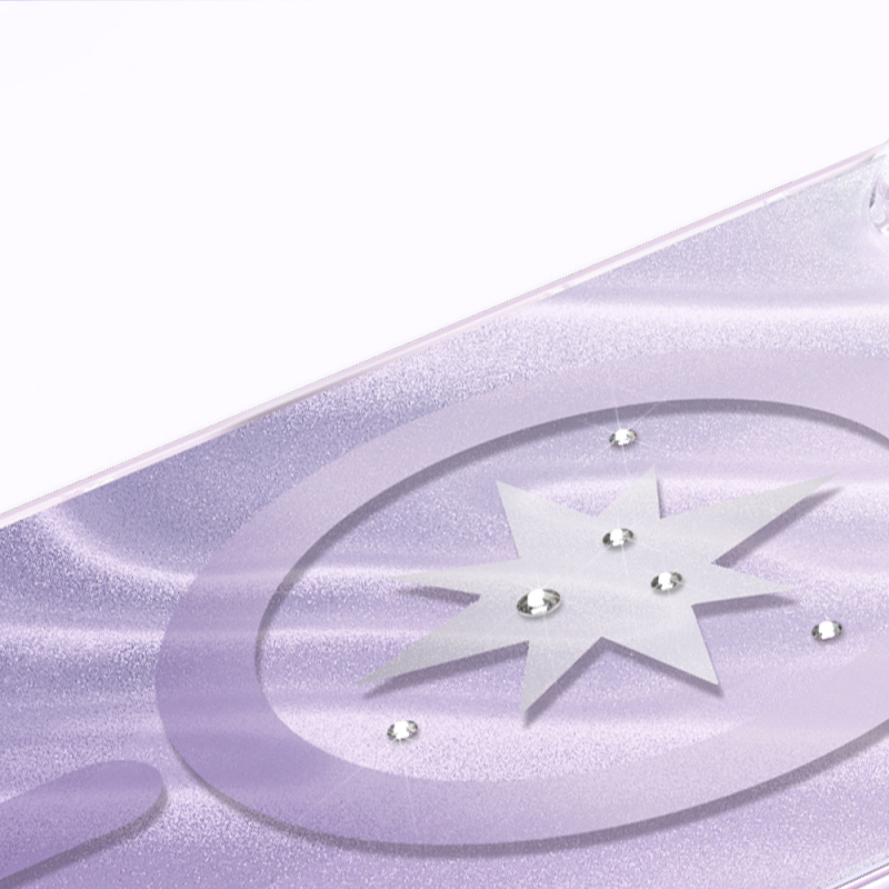 Apple iPhone 18 Pro Max Kılıf M-Safe Şarj Özellikli Orjinal Swarovski Taşlı Zore Paris Rovix Sert PC Kapak - 10
