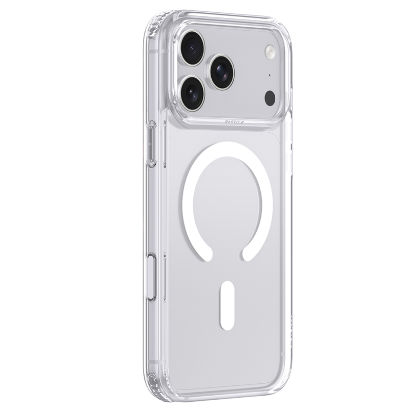 Apple iPhone 18 Pro Max Kılıf M-Safe Şarj Özellikli Raptic Air Clear Serisi Airbagli Kapak - 5