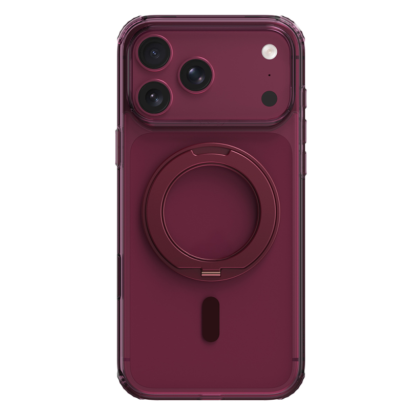 Apple iPhone 18 Pro Max Kılıf M-safe Şarj Özellikli Raptic Air Stand Serisi Aynalı Arka Yüzey Standlı Kapak - 2