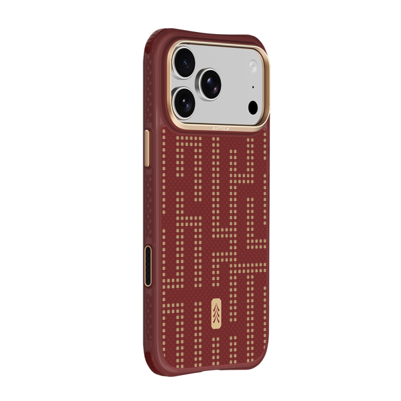Apple iPhone 18 Pro Max Kılıf M-safe Şarj Özellikli Raptic Aramid Dual Grid Serisi Karbon Kapak - 5