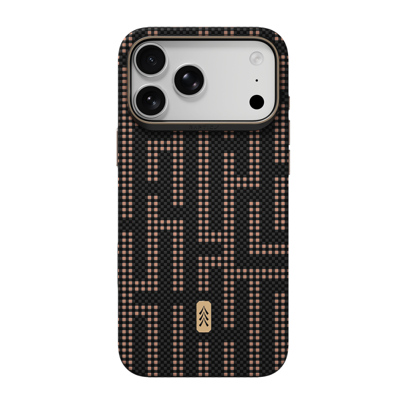 Apple iPhone 18 Pro Max Kılıf M-safe Şarj Özellikli Raptic Aramid Dual Ultra Grid Serisi Karbon Kapak - 1