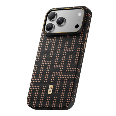 Apple iPhone 18 Pro Max Kılıf M-safe Şarj Özellikli Raptic Aramid Dual Ultra Grid Serisi Karbon Kapak - 2