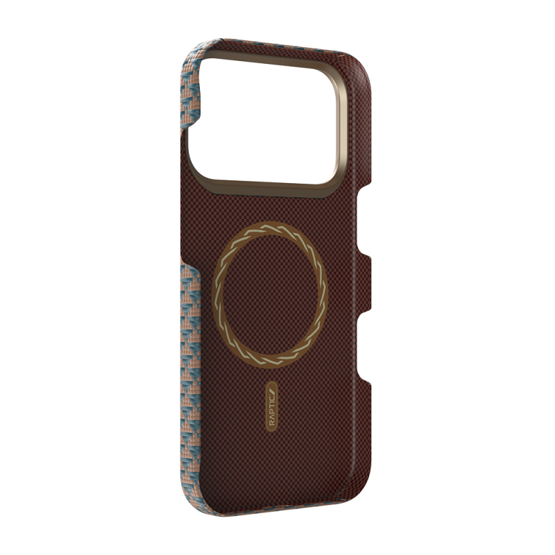 Apple iPhone 18 Pro Max Kılıf M-safe Şarj Özellikli Raptic Aramid Skin Origin Serisi Karbon Kapak - 10