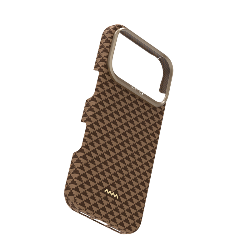 Apple iPhone 18 Pro Max Kılıf M-safe Şarj Özellikli Raptic Aramid Skin Origin Serisi Karbon Kapak - 8