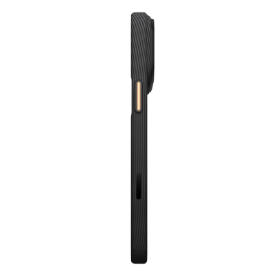 Apple iPhone 18 Pro Max Kılıf M-safe Şarj Özellikli Raptic Aramid Skin Reynis Serisi Karbon Kapak - 4