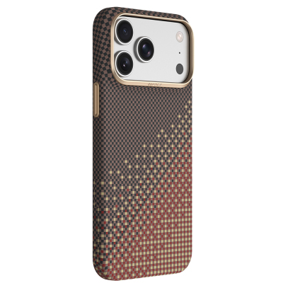 Apple iPhone 18 Pro Max Kılıf M-safe Şarj Özellikli Raptic Aramid Skin Serenity Serisi Karbon Kapak - 4