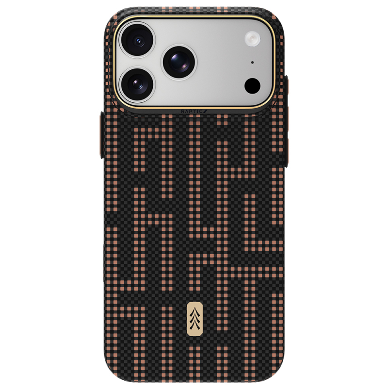 Apple iPhone 18 Pro Max Kılıf M-safe Şarj Özellikli Raptic Aramid Skin Serisi Karbon Kapak - 1