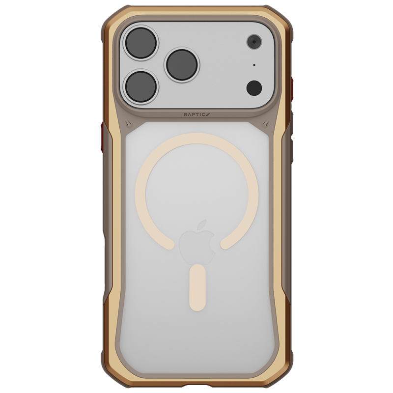 Apple iPhone 18 Pro Max Kılıf M-Safe Şarj Özellikli Raptic Shield Evo Serisi Airbagli Kapak - 1