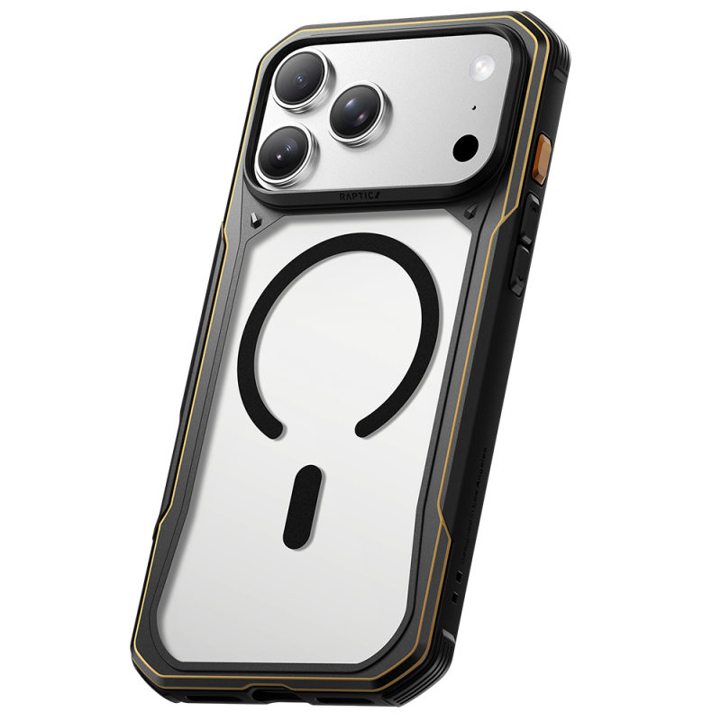 Apple iPhone 18 Pro Max Kılıf M-Safe Şarj Özellikli Raptic Shield Evo Serisi Airbagli Kapak - 6